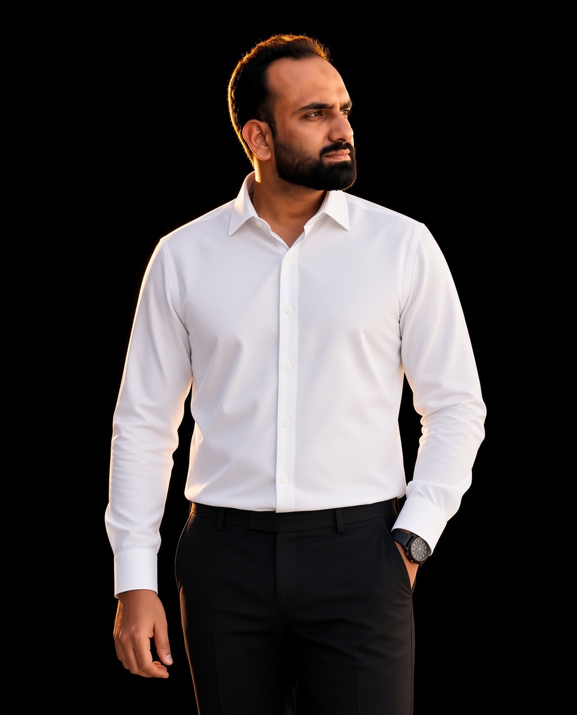 Portrait of Haris Khan, Project Manager — Oman